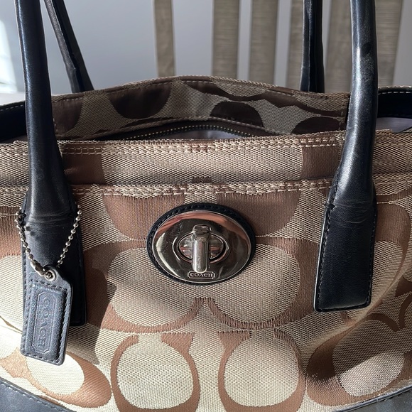 Coach canvas shoulder bag - Picture 3 of 5